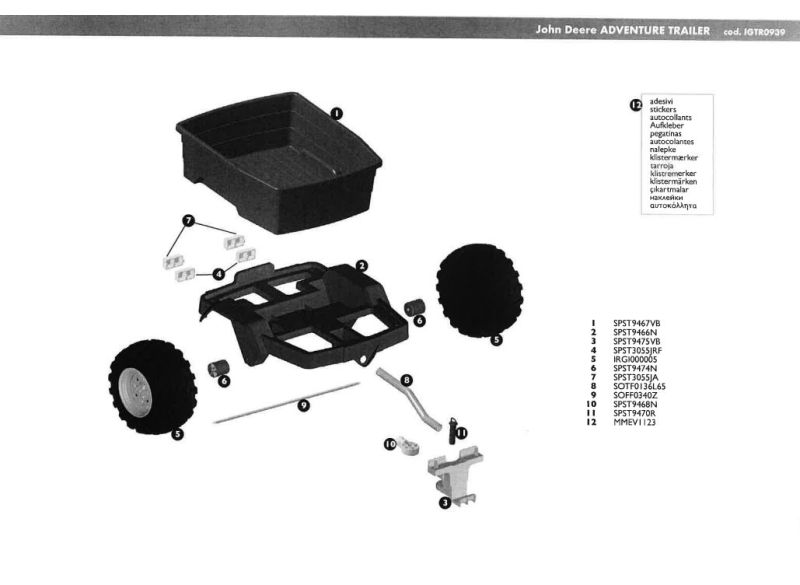 John Deere Adventure Trailer for Gator