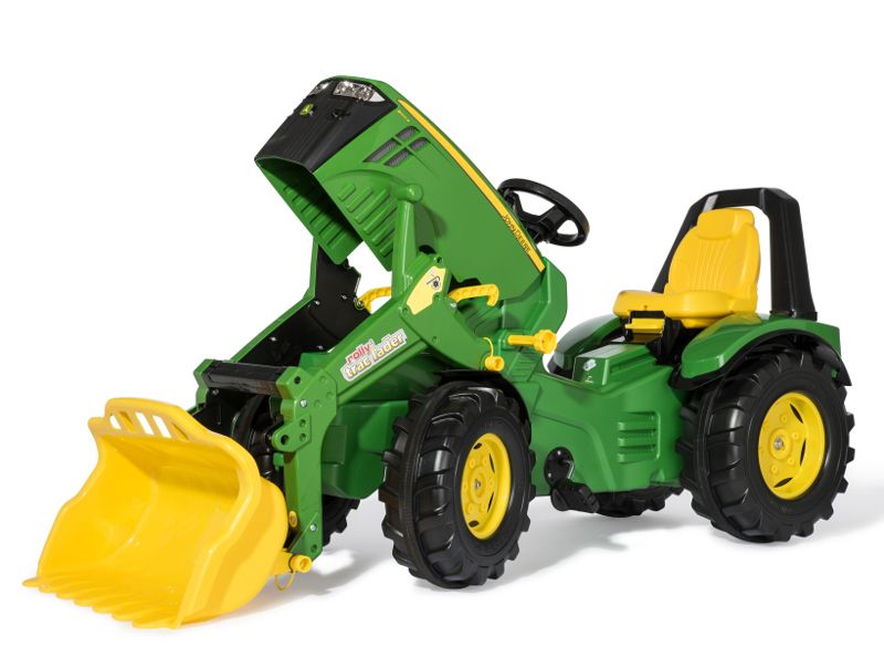 John Deere Kindertrettraktor im guten Zustand mit on sale viel Zubehör