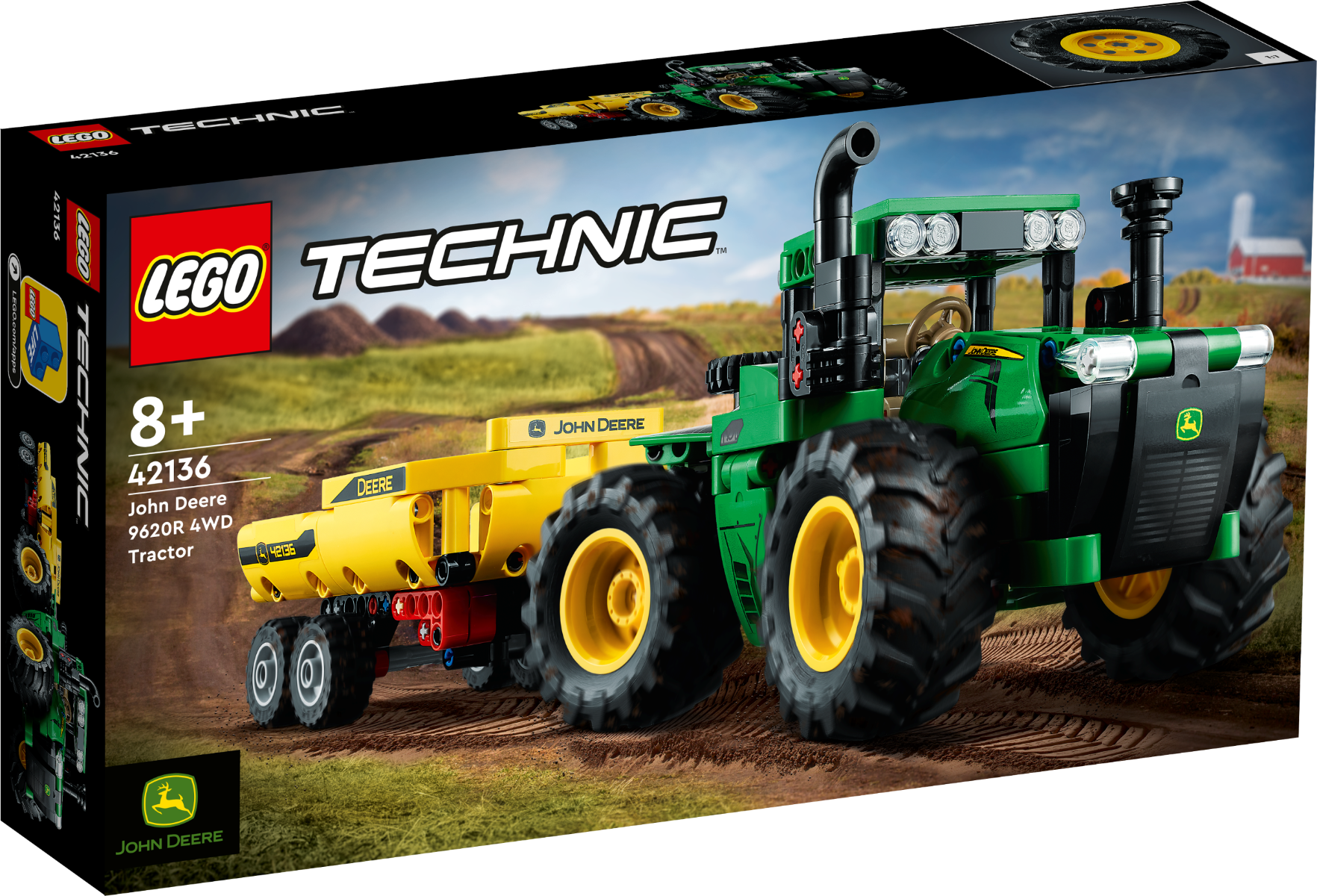 Mooie jurk Doe mee Fantasie LEGO® Technic John Deere 9620R 4WD Tractor