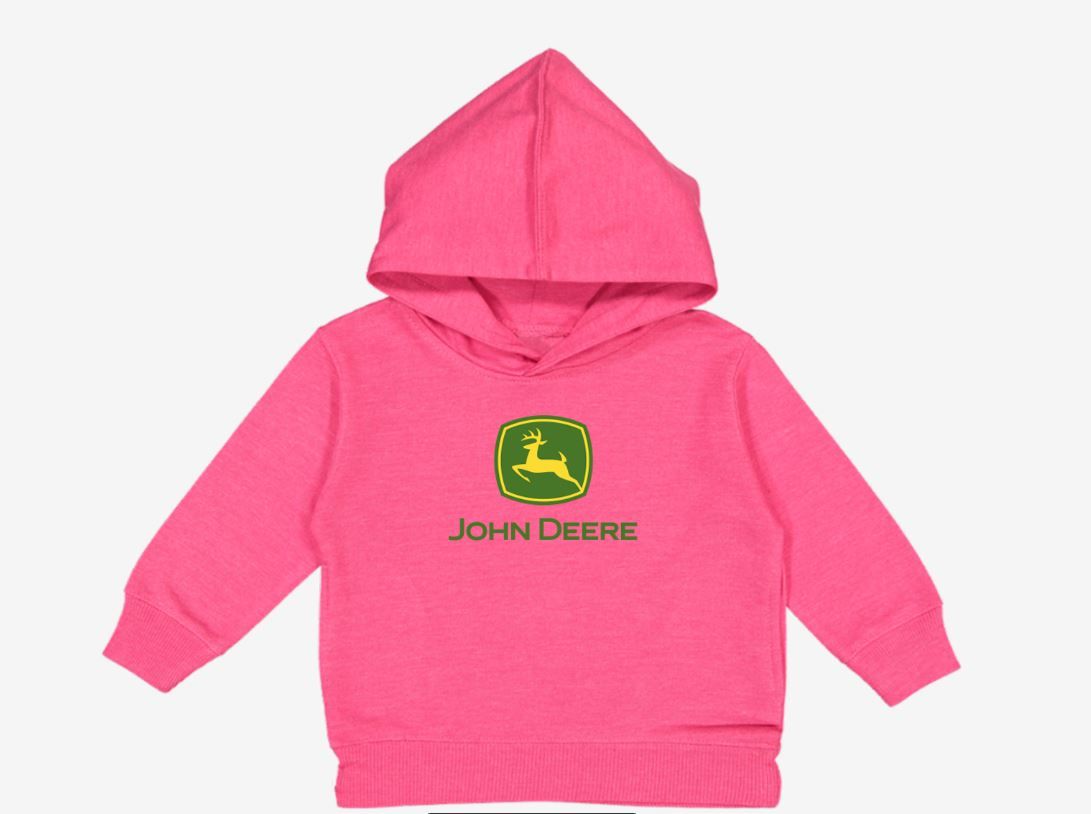 Felpa John Deere con cappuccio