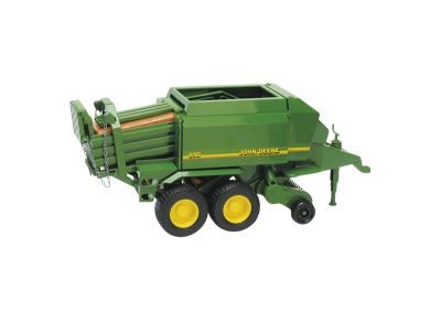 09828 - John Deere 7R 350 with frontloader and tandemaxle tipping trailer