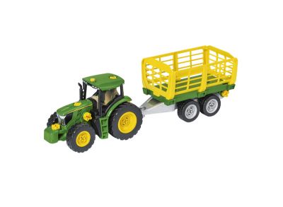 LEGO Technic John Deere 9620R 4WD Tractor Toy 42136 Building Toy -  Collectible Model with Trailer, Featuring Realistic Details, Construction  Farm Toy for Kids Ages 8+ 