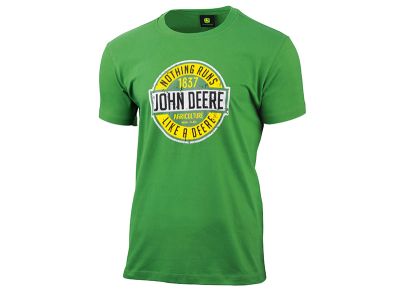 Koszulka z napisem „Nothing Runs Like a Deere”