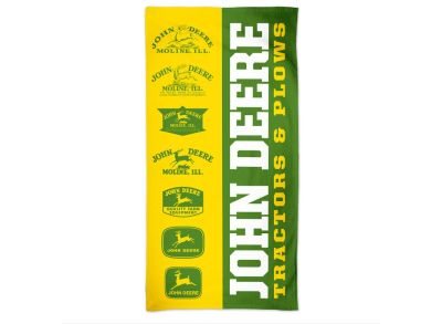 Badehåndklæde med John Deere retrologo