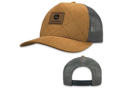 Quilted mesh back cap John Deere