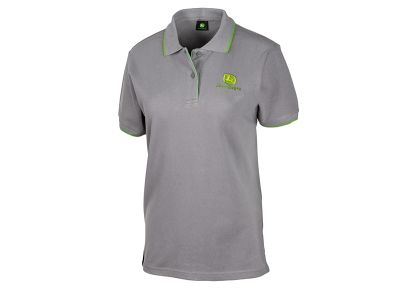 Grey Ladies Polo Shirt